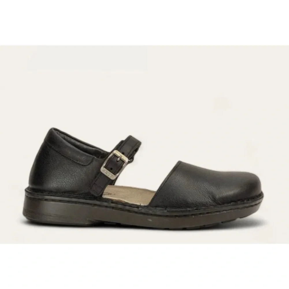 Naot Naot Catania Leather Mary Jane Flats Black Leather Shoes Size 5US /36EU